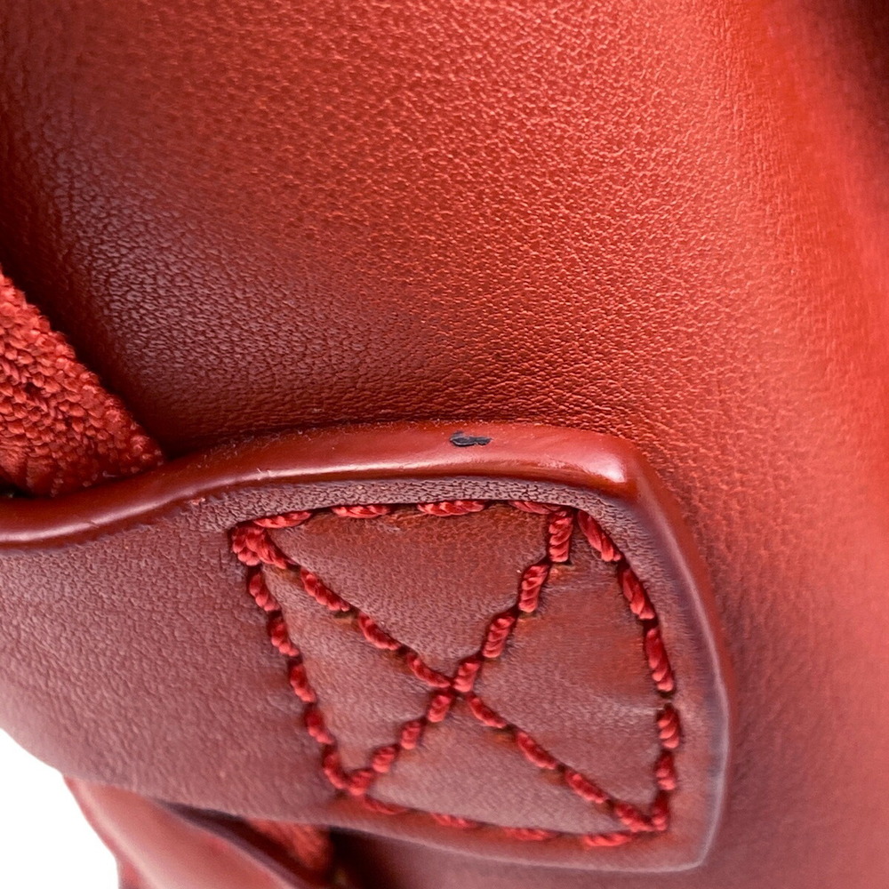 Celine Luggage Shopper Tote Bag Handbag Leather Red - Picture 6 of 7